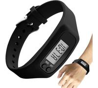 Braccialetto pedometro, contapassi, contapassi, orologio da donna, grande schermo LCD, leggero, sportivo, per camminare, correre, fitness tracker, senza smartphone, blu etooth Fashion pro
