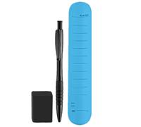 Braccialetto per appunti, organizer portatile per liste di cose da , per manicotti da scrivere, raschietto in metallo resistente in silicone, 24 x 4,5 cm, custodia regolabile con
