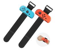 Braccialetto per Just Dance 2022/2021/2020 Switch e Zumba Burn It Up, accessorio da polso compatibile con controller Switch Joy Con, misura regolabile, adatto per adulti e bambini (blu + rosso)