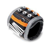 Braccialetto per la festa del papà, da uomo e da donna, con forti magneti per tenere chiodi a vite, punte di perforazione, braccialetto per uomini, braccialetto per donne, per tenere viti e forare le