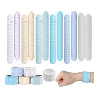 Braccialetto per lista delle cose da, 6 pezzi, anello in silicone cancellabile per scrivere e toccare, braccialetto cancellabile per infermieri, tracker delle attività riutilizzabili, accessorio