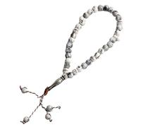 Braccialetto per preghiera, da donna, con perle sanscrite, collana con perle di Dio religioso, braccialetto Allah, gioiello con simbolo per compleanno, Natale, Capodanno, Siehe Beschreibung, ABS+