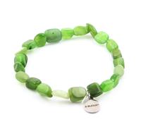 Braccialetto Perle Giada Nefrite Siberiano (Russia) . IN Francia. Taglia P