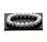 Braccialetto Perle Howlite 8 MM