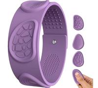 Braccialetto Pietra Sensoriale, Giocattoli sensoriali Fidget, Giocattoli Sensoriali In Silicone Fidget Stone, Giocattoli Antistress Silenziosi per Bambini e Adulti,Tactile Sensory Toys (B)