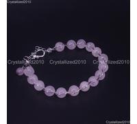 Braccialetto regolabile fatto a mano WireWrap 8 mm pietre preziose naturali p...