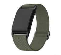 Braccialetto regolabile in nylon con elastico Solo Loop per Whoop4 0, offre un comfort leggero e una vestibilità sicura per lo sport e l'uso quotidiano (nero)