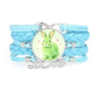 Braccialetto Regolabile In Pelle Intrecciata Fortune Creative Bubble Gum Ra