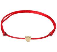 Braccialetto Regolabile Love Heart Intrecciato Filo String Bangle Compleanno Anniversario Gioielli Regalo per Ragazze Donna Uomo,Rosso Beautiful Design