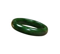 Braccialetto rigido da donna in giada naturale, regalo portafortuna con scatola per gioielli, design elegante per la festa della mamma o occasioni speciali, ricordo significativo