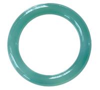 Braccialetto rigido in vera giada da 10 mm, accessorio rotondo in giada con confezione regalo, pietra naturale, alla moda per donne