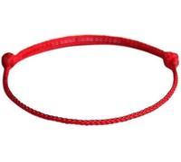Braccialetto rosso semplice e sottile con cordino rosso alla moda gioielli coppia braccialetto da donna regali di compleanno durevole, gioielli