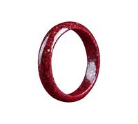 Braccialetto rotondo alla moda da donna con cinabro rosso cinese Feng Shui rosso vermiglio con particelle di cristallo design braccialetto curativo ricchezza buona fortuna braccialetto amuleto donna