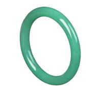 Braccialetto rotondo in giada verde, con confezione regalo, One Size, Giadeite, Giadeite