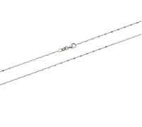 Braccialetto Sottile a Maglie Fantasia Effetto Con IN Argento Massiccio 925/000