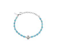Braccialetto 'Soundwave' Uomo Breil One Size blu chiaro / argento