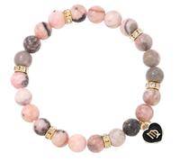 Braccialetto Spirituale con Segni Zodiacali, Braccialetti Elastici con Ciondoli In Pietra Naturale con Dodici Costellazioni, Fatto A Mano, con Perline, Regalo Di Compleanno per Donna (Vergine)