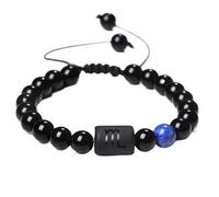 Braccialetto Spirituale Dei Segni Zodiacali Braccialetti Elastici con Ciondoli in Pietra Naturale con Dodici Costellazioni Di Perline Fatti A Mano Regalo Di Compleanno Per Donne E Uomini Scorpione
