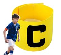 Braccialetto sportivo capitano - pennarello per squadre di allenamento, capitano, badge a ruolo, nastro di stampa elastico, comodo nastro di rilevamento sportivo, per calcio, pallavolo, guida per