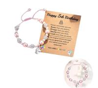 Braccialetto Unicorno,Bracciale Unicorno per Bambina, Braccialetto per Bambina,Bracciali Amicizia per Ragazze,Bracciale di Perline con Unicorno Braccialetti Gioielli per Bambini Ragazze Compleannoe