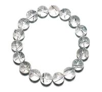 Braccialetto unisex con perline grandi da 16 mm, con pietre preziose internazionali per alleviare l'ansia, lo stress, il diabete, porta ricchezza, buona fortuna, scelta unica per gli amanti degli