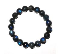 Braccialetto unisex con perline grandi da 16 mm, con pietre preziose internazionali per alleviare l'ansia, lo stress, il diabete, porta ricchezza, buona fortuna, scelta unica per gli amanti degli