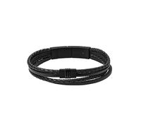 Fossil Braccialetto in pelle nera JF03098001