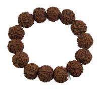 Braccialetto Yogi Perle IN Semi Da Rudraksha 19 MM Originali 9356