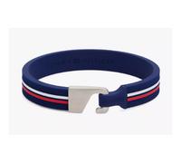 Tommy Hilfiger Bracciale CLARK in silicone Blu scuro/Rosso/Bianco Uomo One Size