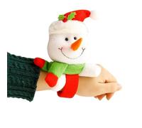 Bracciali A Schiaffo Di Natale Bambini Peluche Babbo Natale E Pupazzo Di | Cinturino Peluche Da Polso Decorativo Per Premi Ricompense Scolastiche Attività A Tema Feste