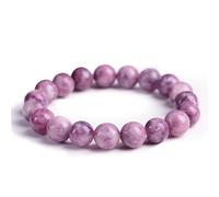 Bracciali， Bracciali con perline Bracciale Feng Shui 5A Brasile Raro Fiore di Pruno Chiodi di Garofano Tormalina Viola Perline Pietra Preziosa Naturale Stile Semplice Bracciale in Cristallo Amuleto fo