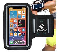 bracciali da braccio per smartphone taglia L/iPhone 13 mini/iPhone 12 mini /11 pro/SE/X/XS/6/6S/7/8, Samsung S9/S10/A40/A5/A3 custodia sportiva per telefoni cellulari fino a 6.1"