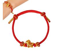 Bracciali Da Donna,Motivo Cinese 2026 - Bracciale Filo Rosso Per Capodanno | Adatto Per Bambini E Adulti Per Festa Di Primavera, Vacanze Così come Quotidiano, Siehe Beschreibung, Filo in metallo e