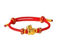 Bracciali Da Donna,Motivo Cinese 2026 - Bracciale Filo Rosso Per Capodanno | Adatto Per Bambini E Adulti Per Festa Di Primavera, Vacanze Così come Quotidiano, Siehe Beschreibung, Filo in metallo e