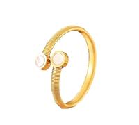 Bracciali Del Polsino Della Catena Del Serpente Dell'acciaio inossidabile Per Le Donne Numeri Romani Braccialetti, Metallo, Nessuna pietra preziosa