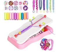 Bracciali dell'amicizia fai da te, braccialetti fai da te, kit per fai da te, per ragazze, età 8-12 anni, cornice a forma di stella per bambini di età compresa tra 8 e 12 anni