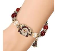 Bracciali di Natale Bracciale regolabile con perline alla per le occasioni