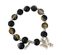 Bracciali di perline per le donne perline di vetro braccialetto di fascino farfalla braccialetto perline braccialetto farfalla per le donne Instinct Pro, Misura unica, Vetro, Nessuna pietra preziosa