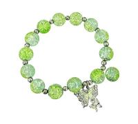 Bracciali di perline per le donne perline di vetro braccialetto di fascino farfalla braccialetto perline braccialetto farfalla per le donne Instinct Pro, Misura unica, Vetro, Nessuna pietra preziosa