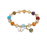 Bracciali Donna Elastico Da Vere Pietre Preziose Naturali Nuovo Braccialetto Di Perline Per Bambini Della Figlia Del Braccialetto Di Della Farfalla Del Della Giada Imitazione Braccialetto Farfalla