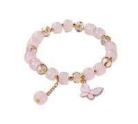Bracciali Donna Elastico Da Vere Pietre Preziose Naturali Nuovo Braccialetto Di Perline Per Bambini Della Figlia Del Braccialetto Di Della Farfalla Del Della Giada Imitazione Braccialetto Farfalla
