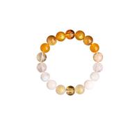 Bracciali feng shui in perline di cristallo, cinque elementi dio dei braccialetti di ricchezza attirano fortunati ricchi per gli uomini, pietre naturali bracciale allungate per la meditazione ansia