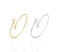 Bracciali in oro da donna, in argento, da donna, per la parte superiore del braccio, minimalista, non si ossida, braccialetti d'oro da donna, piccoli polsi, fascia da braccio superiore, accessori per