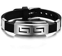 Bracciali in Pelle per Uomo Intrecciato Bracciale Avvolgente Cordoncino Regolabile Durable Processing