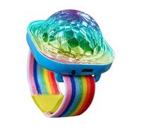 Bracciali luminosi - Braccialetti con lampada a LED, con luce a sfera da discoteca, con , portatile, ricaricabile USB, mini cinturino da polso con a sfera, per decorazione auto, discoteca