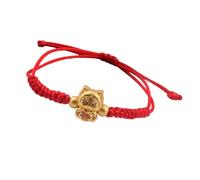 Bracciali regolabili alla moda intrecciati a mano disegnabili braccialetti pendenti drago cinese braccialetto corda rossa per tutte le occasioni catene a mano stringa regolabile