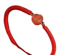 Bracciali rosario, Bracciale in agata rossa Buddha che ride(Buddha)