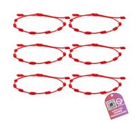 Bracciali rossi protezione malocchio amuleto fortunato filo rosso regolabile regalo donna uomo bambino energia positiva protezione spirituale fatta a mano confezione multipack regolabile confortevole