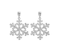 Bracciali Strumento Pulitore Pinza Kit Per Donne Teens Small Snowflake Dangle Earrings Strumenti Ad Ultrasuoni Trapano Kit, Taglia unica, Metallo, Senza Gemme