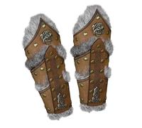 Bracciali vichinghi da uomo - Bracciali vichinghi rinascimentali medievali, Braccioli in pelle vichinghi | Vambraces Costume Accessorio Halloween Carnival, Knight Retro Punk Arm Gardes, Vambraces